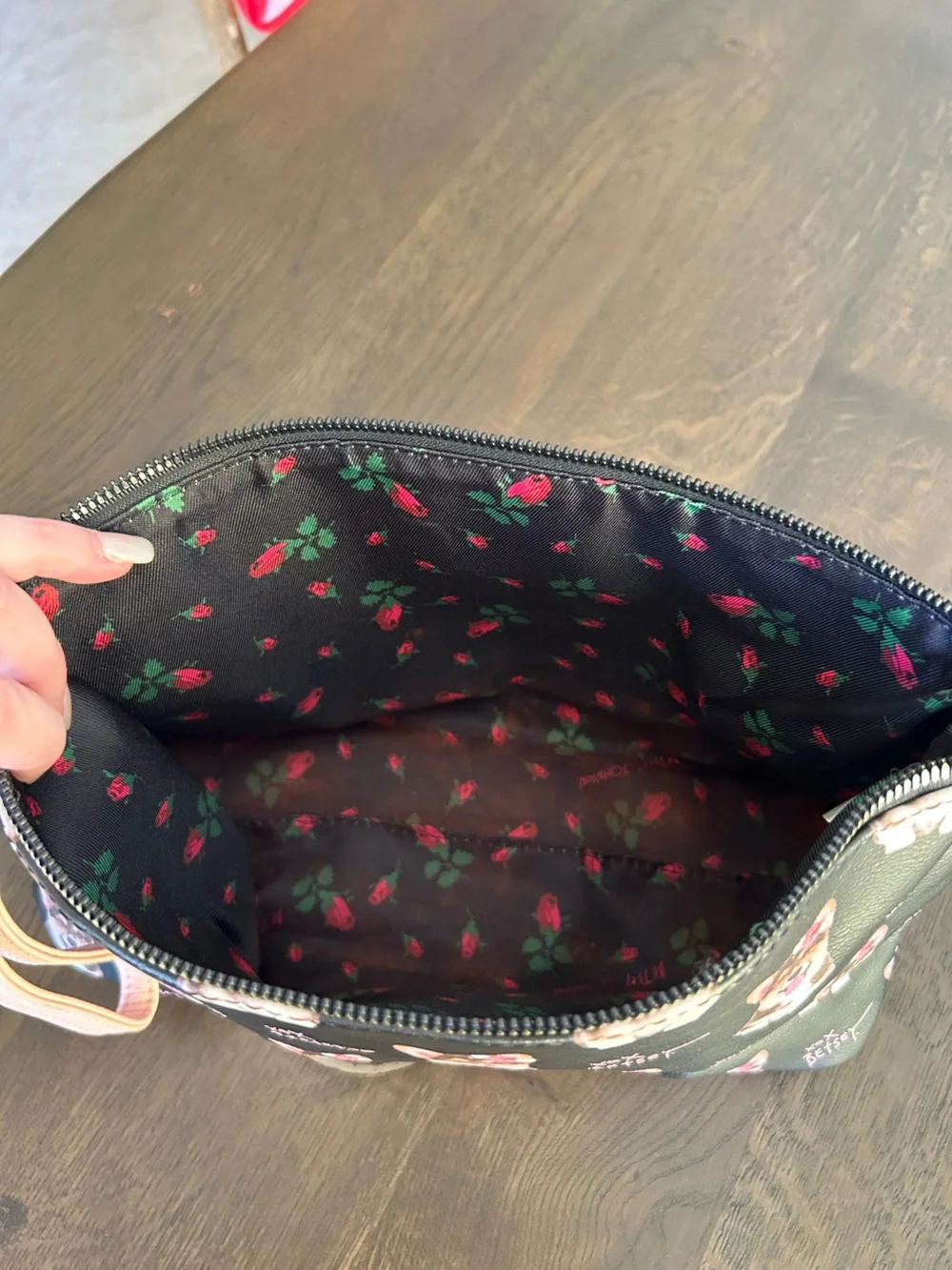 Betsey Johnson NWT corgi wristlet bag